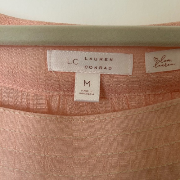 Peach/pink babydoll blouse - Picture 3 of 3